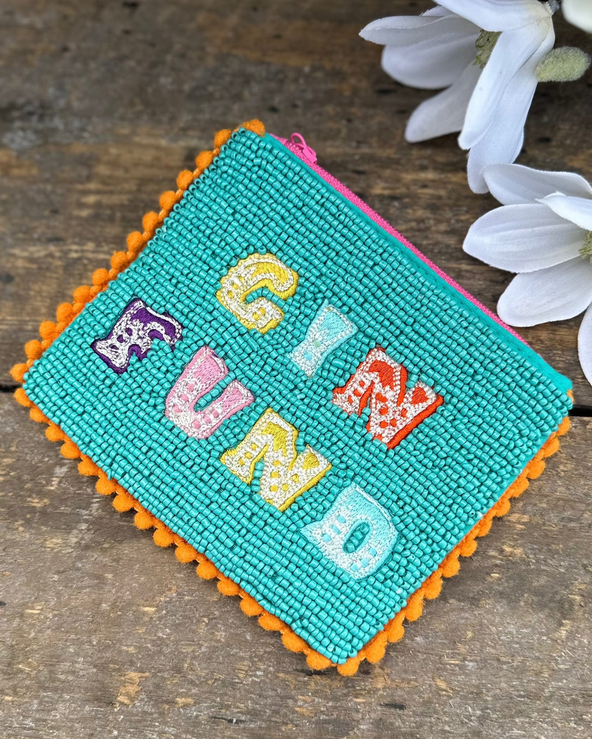 accessory 'Gin Fund' Beaded Purse