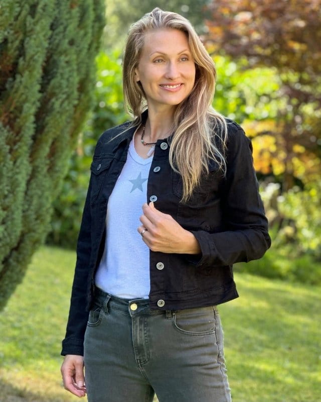 clothing Black Denim Jacket - Sized