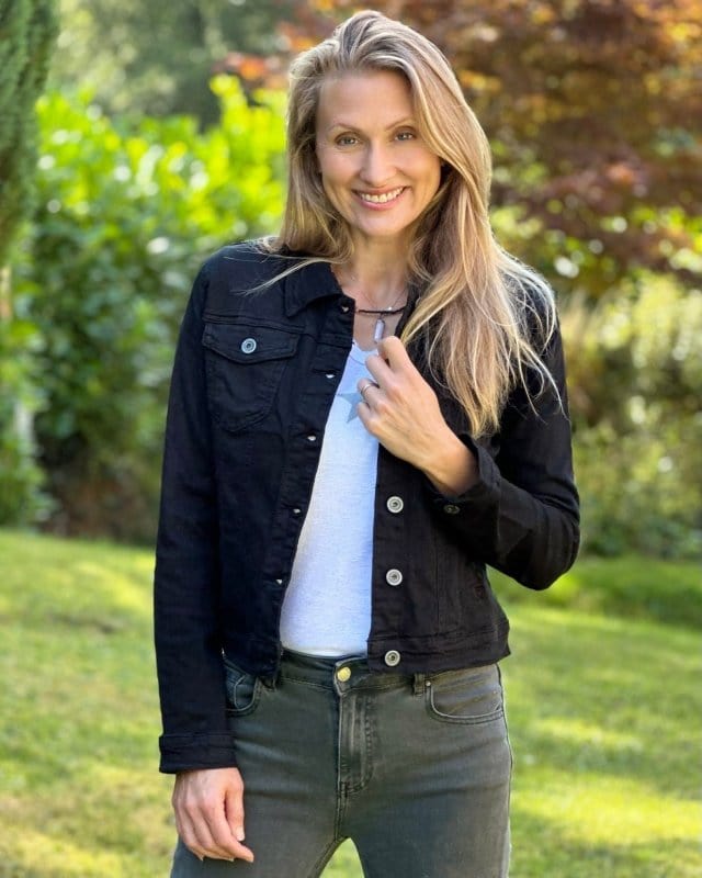 clothing Black Denim Jacket - Sized