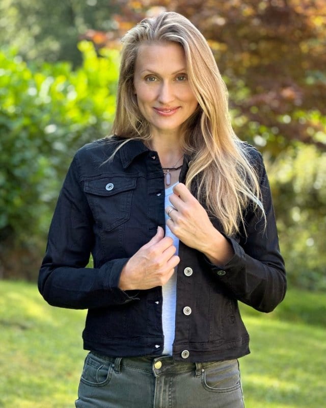 clothing Black Denim Jacket - Sized