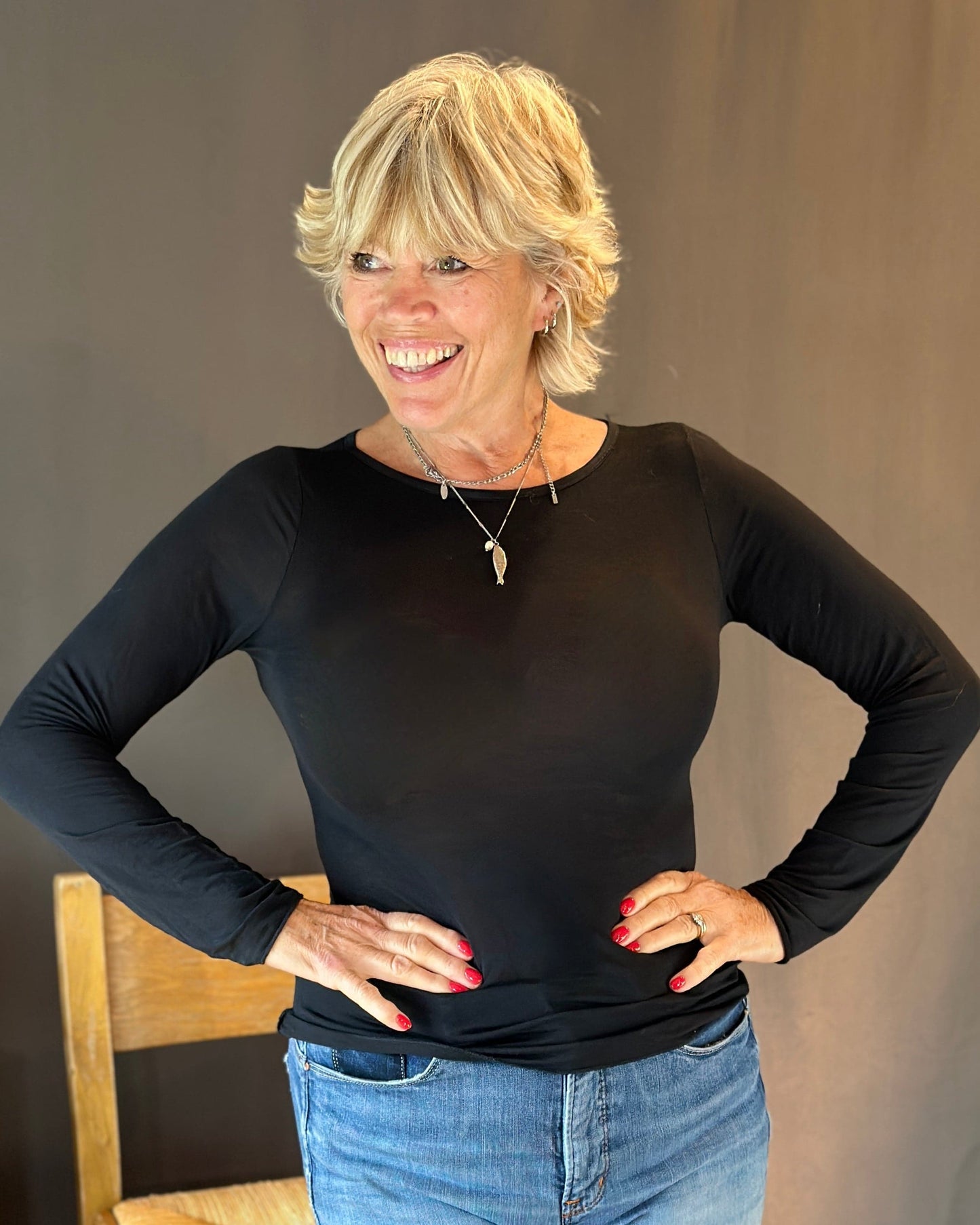 Clothing Cashmere mix body hug - Black