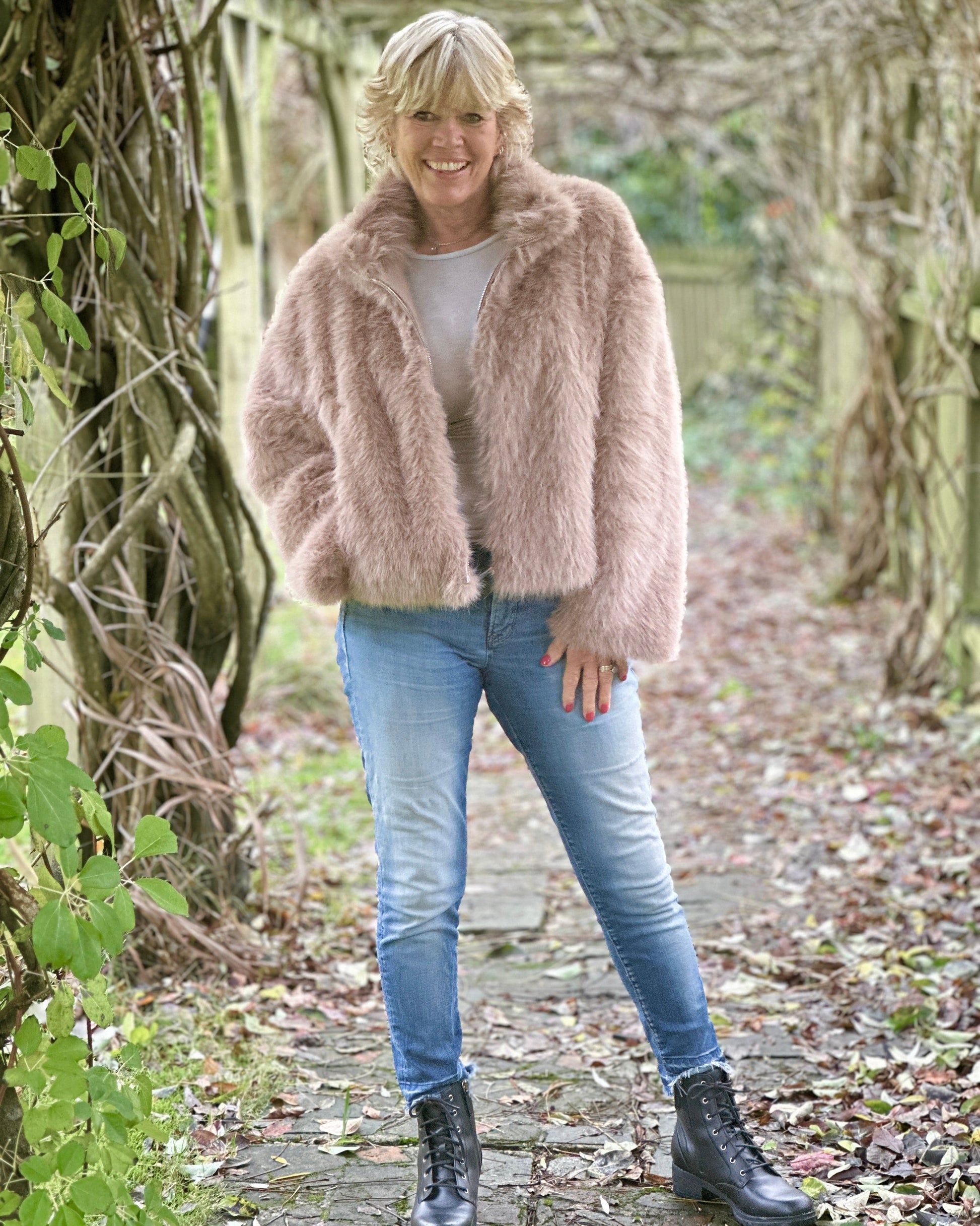 Clothing Faux Fur Jacket - Mocha