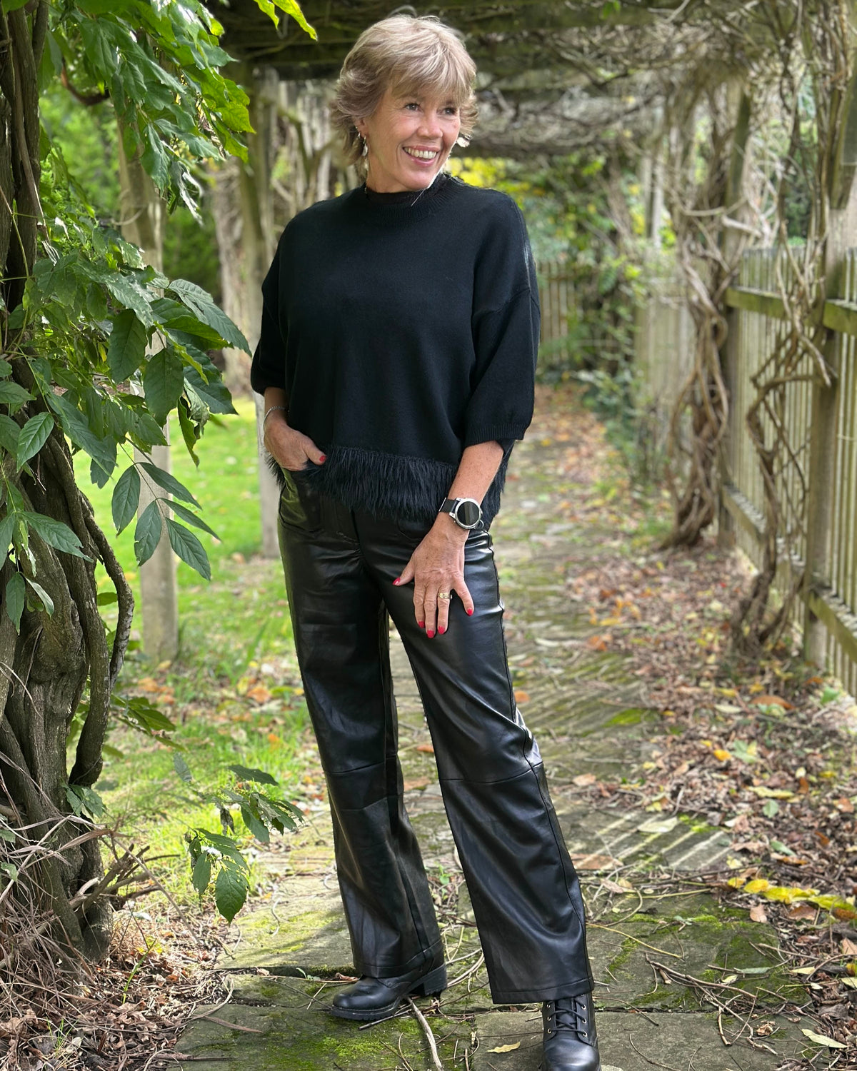 Clothing Faux Leather Trousers - Black