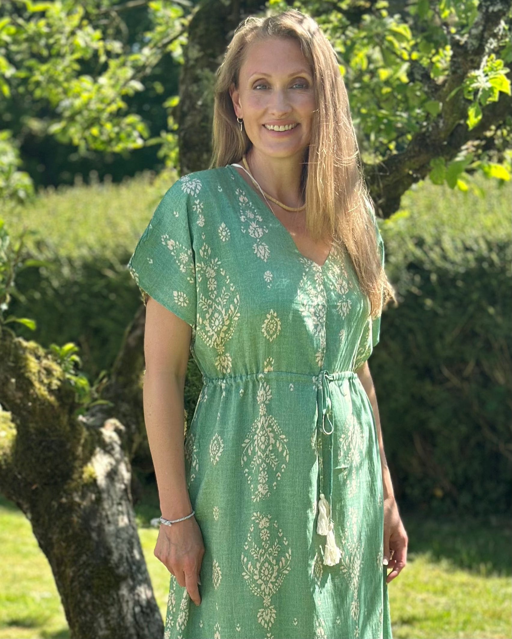 Clothing Floral Print Dress - Green