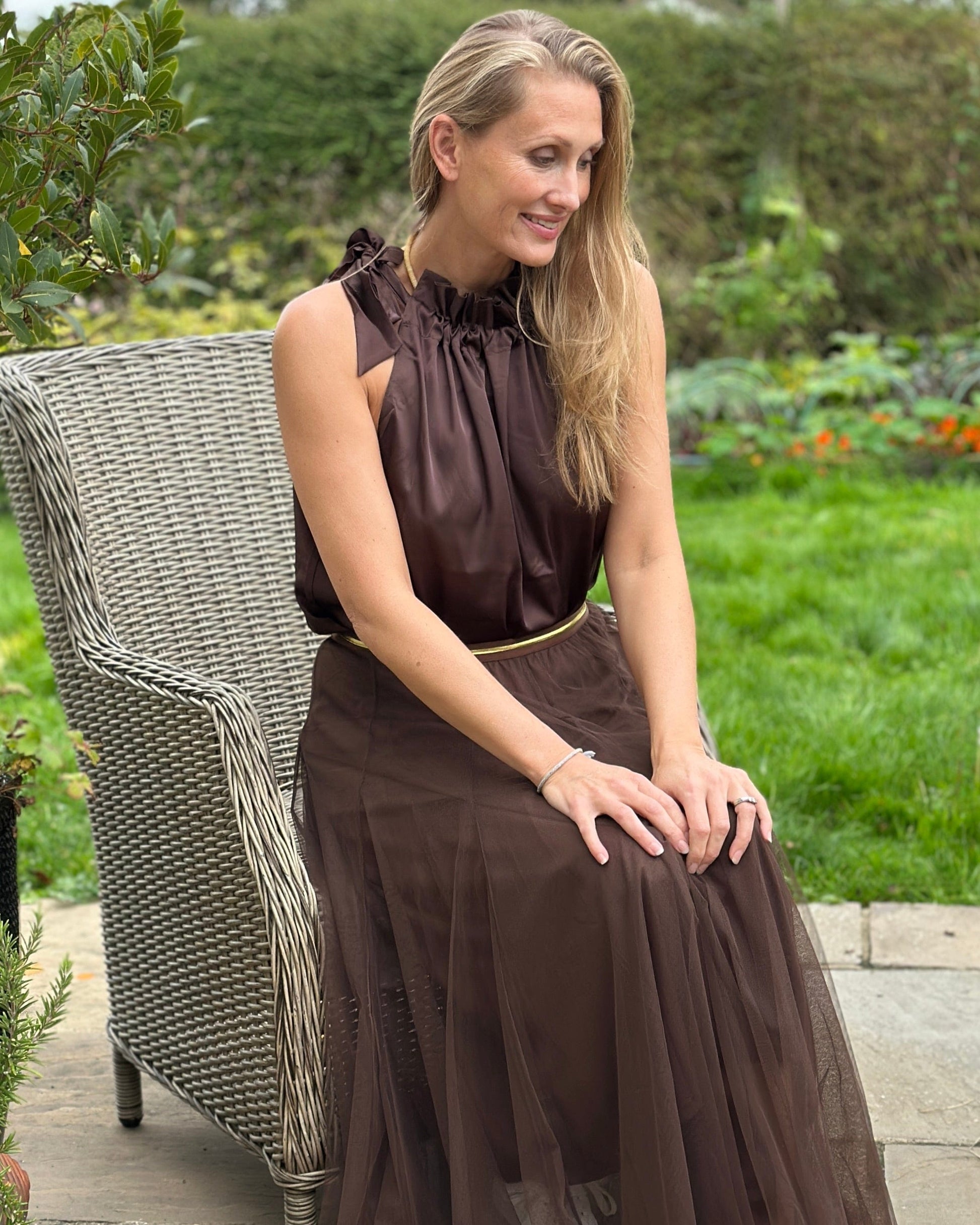 Clothing Halter Neck Top - Chocolate