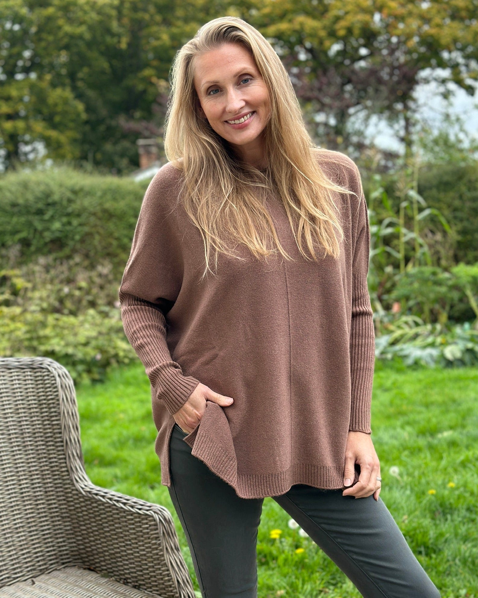 clothing Long Sleeve Slouchy Jumper - coco