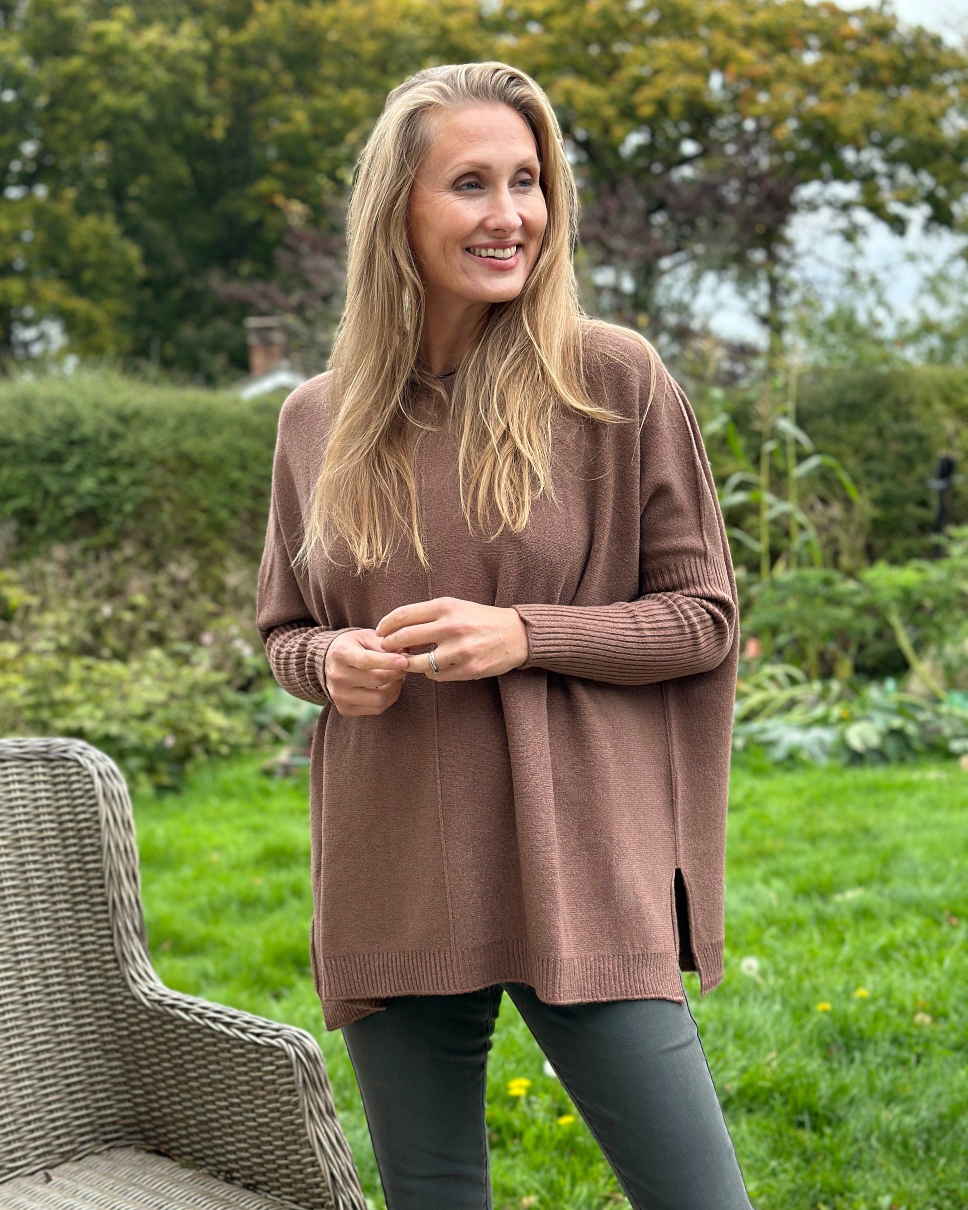 clothing Long Sleeve Slouchy Jumper - coco