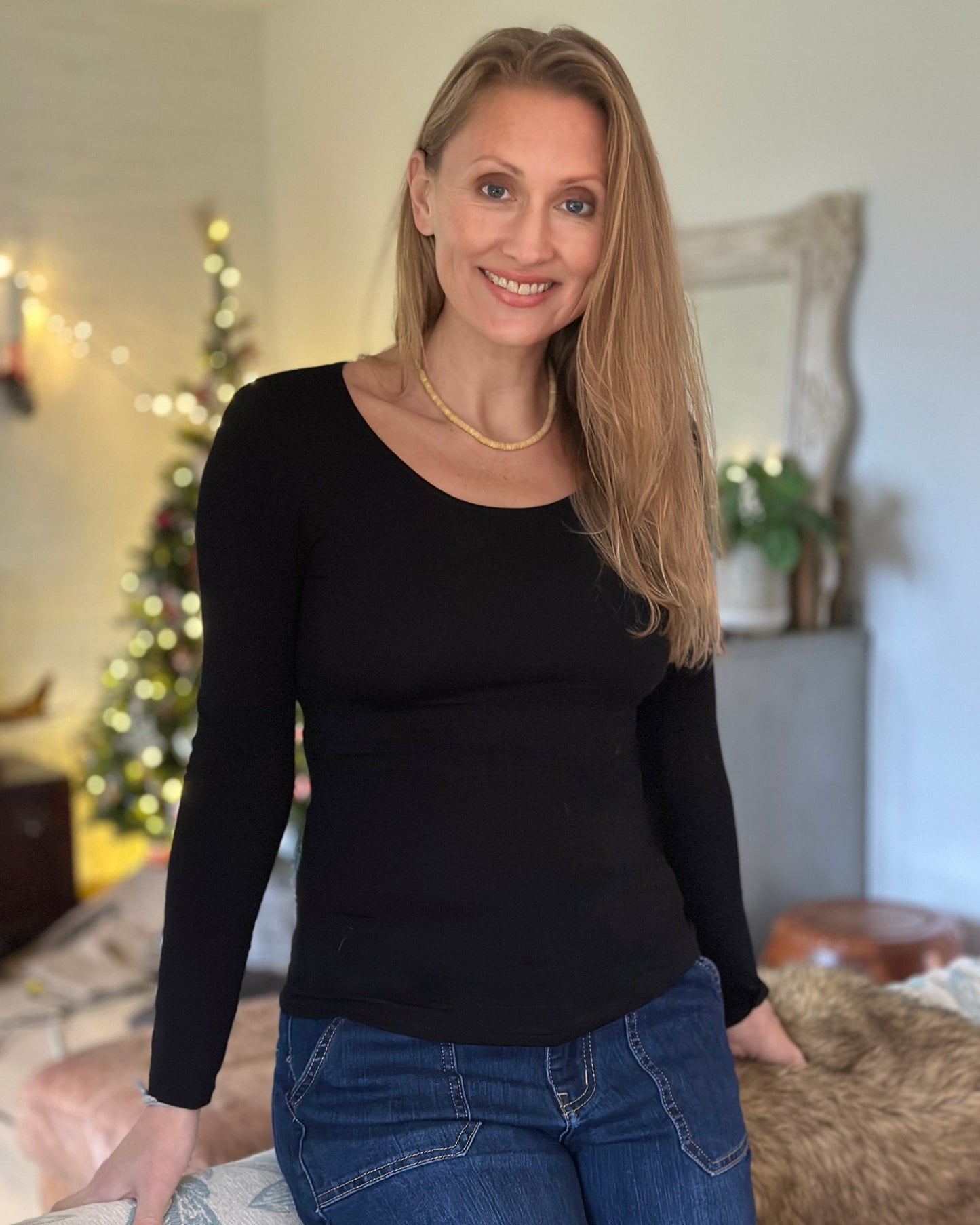 clothing Long Sleeve Thermal Top - Black