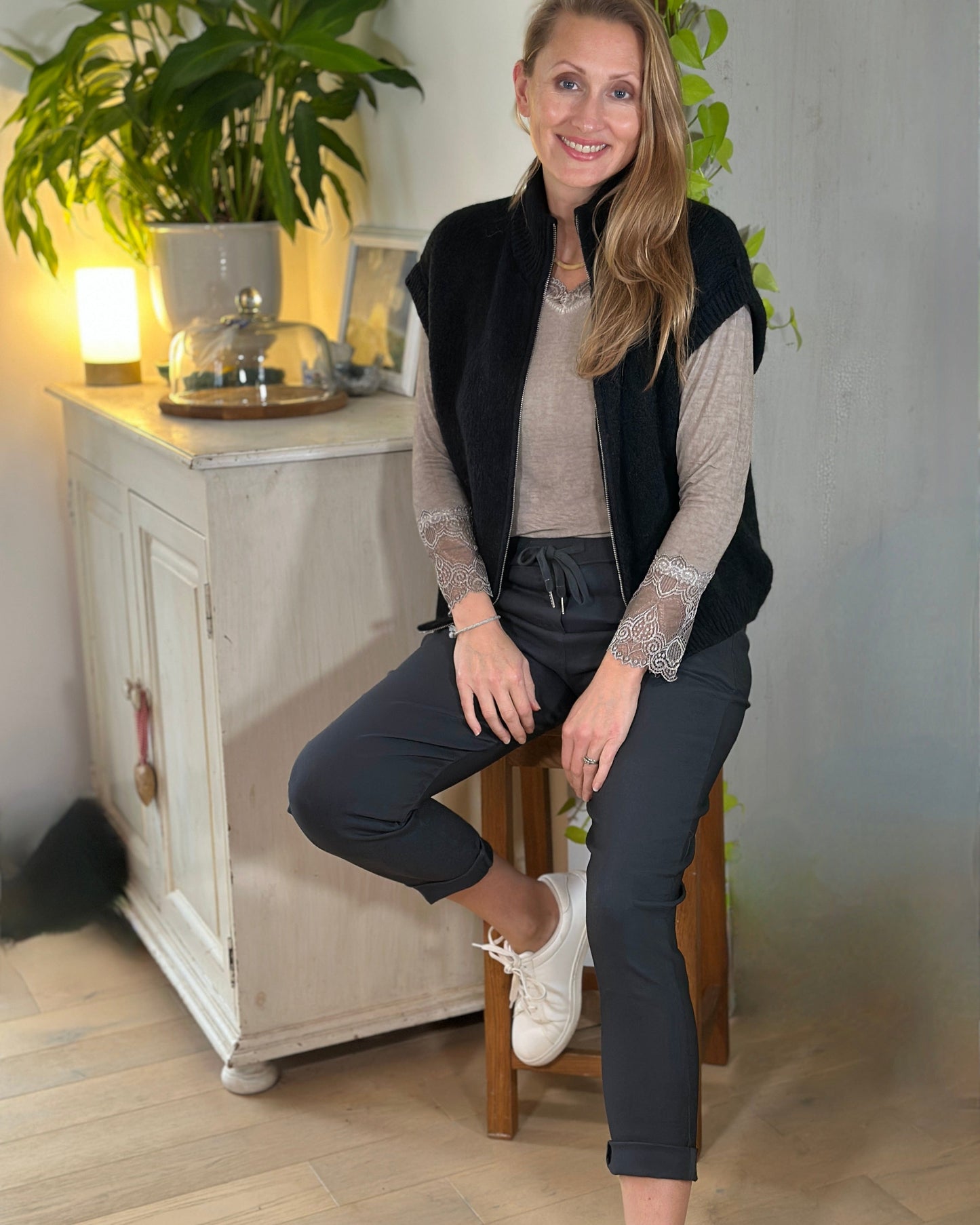 clothing 'Magic' Trousers - Charcoal Grey