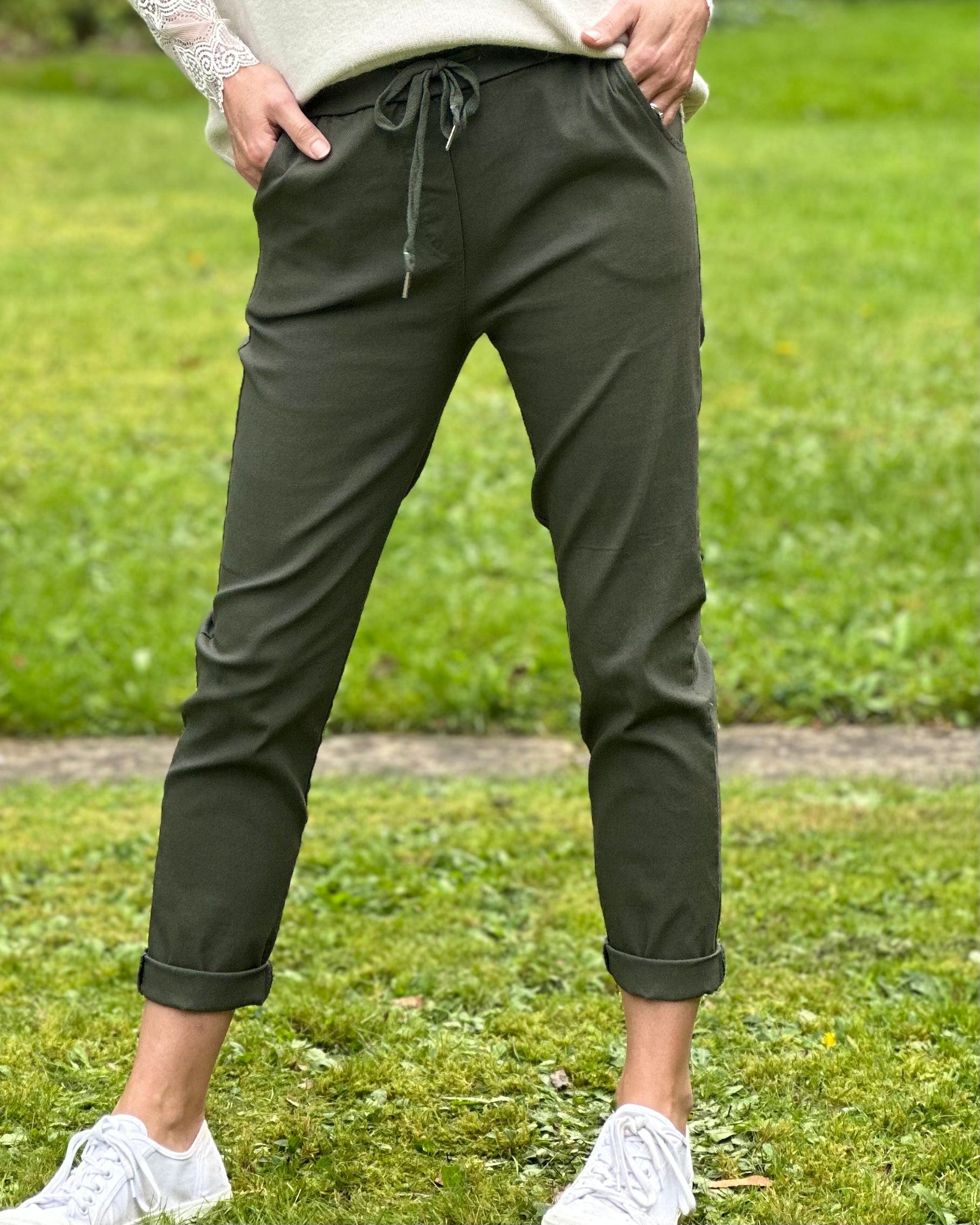 clothing 'Magic' Trousers - Khaki