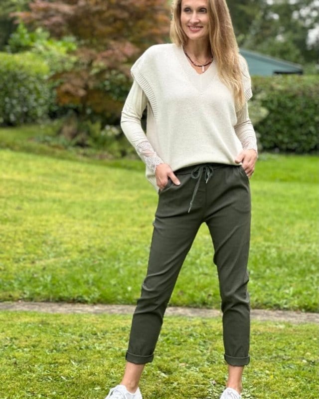 clothing 'Magic' Trousers - Khaki