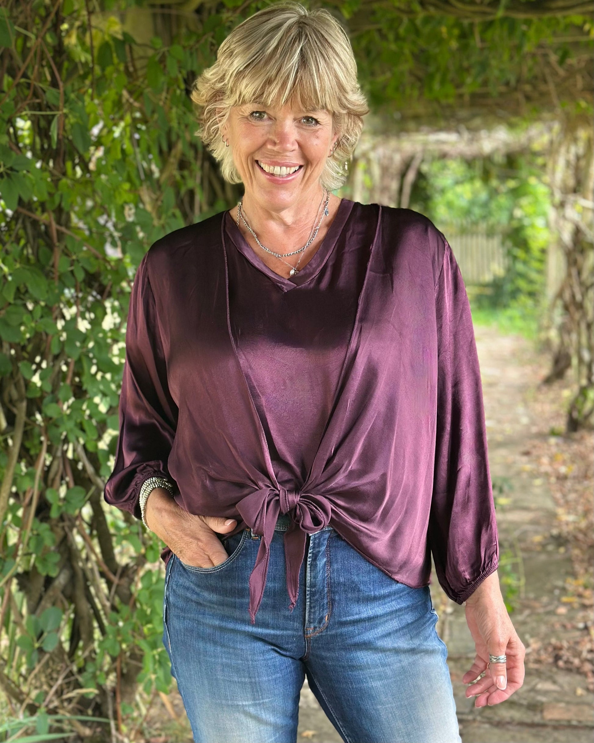 Clothing Satin Bolero Wrap - Burgundy