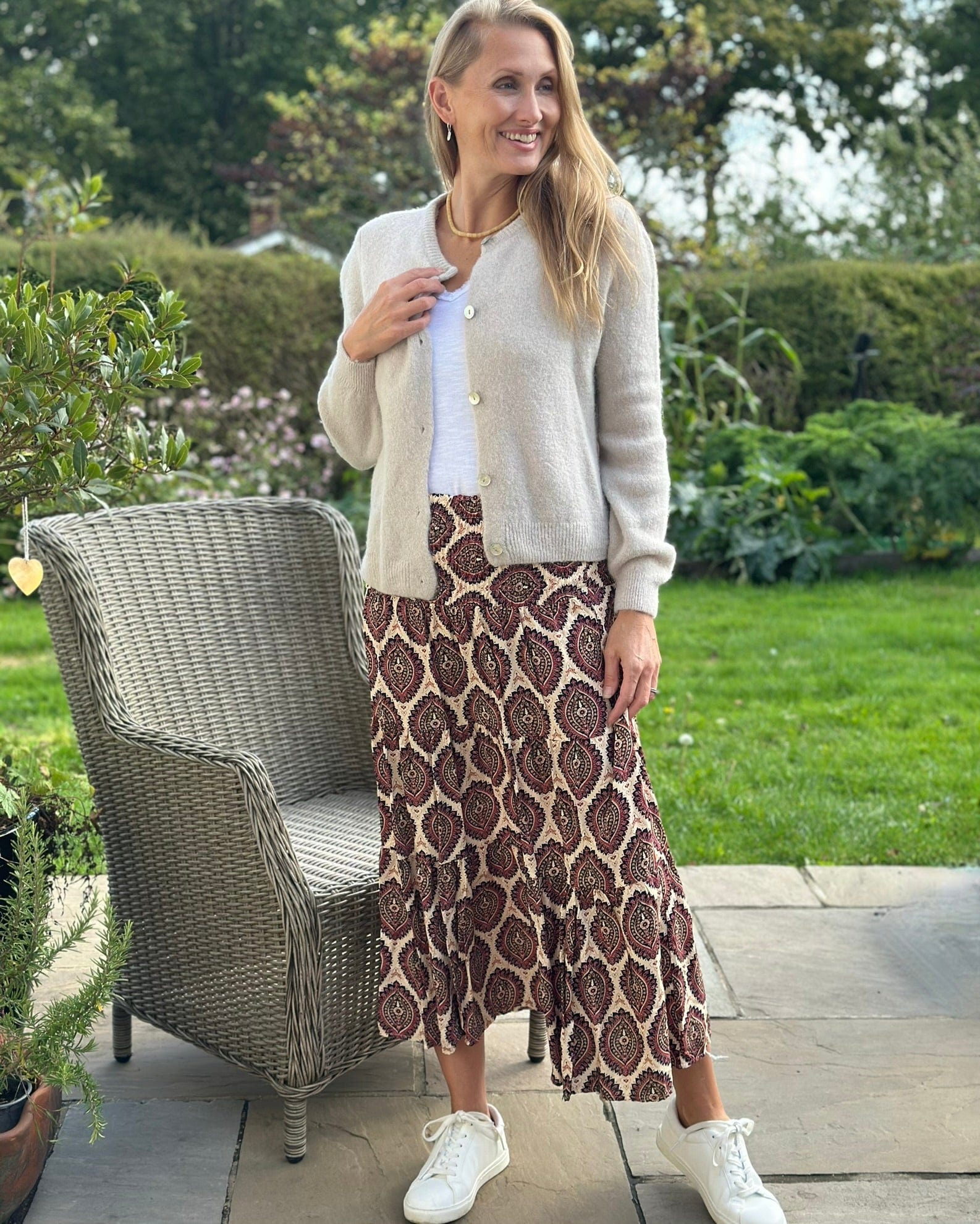 Clothing Soft Knit Alpaca Cardigan - Beige