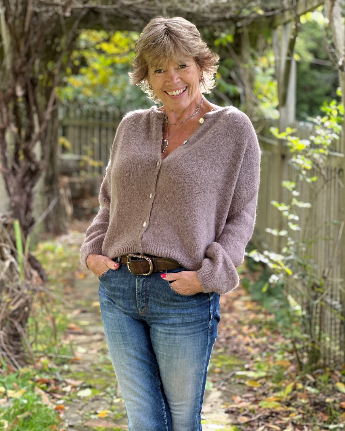 Clothing Soft Knit Alpaca Cardigan - Taupe