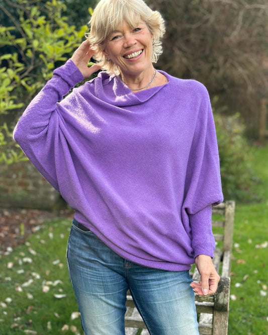 clothing Soft Knit Asymmetric Jumper - Dhea