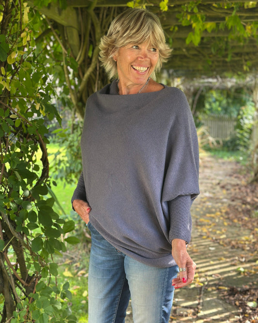 clothing Soft Knit Asymmetric Jumper - Tortora