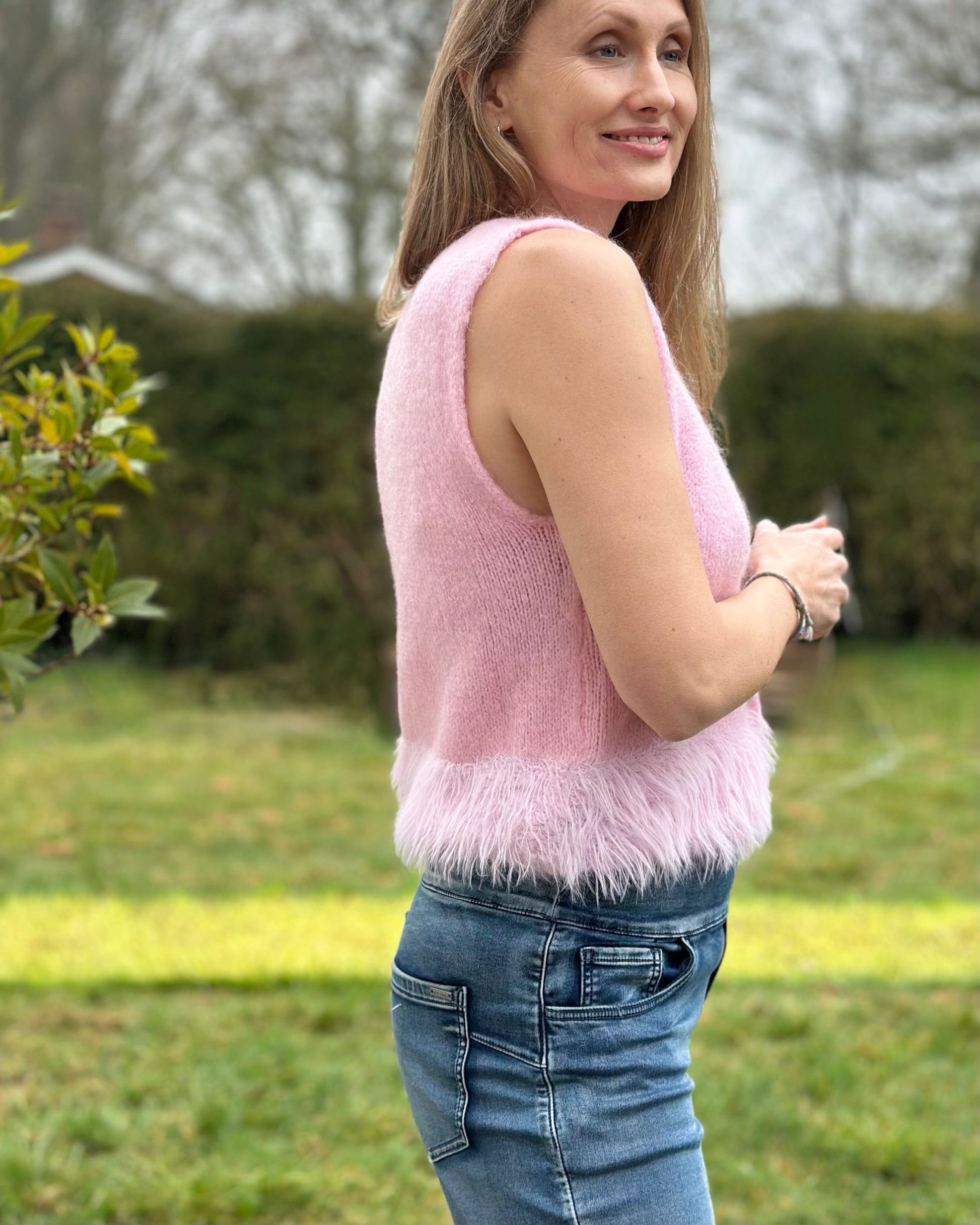 Clothing Stretchy Waist flared Jeans - Denim