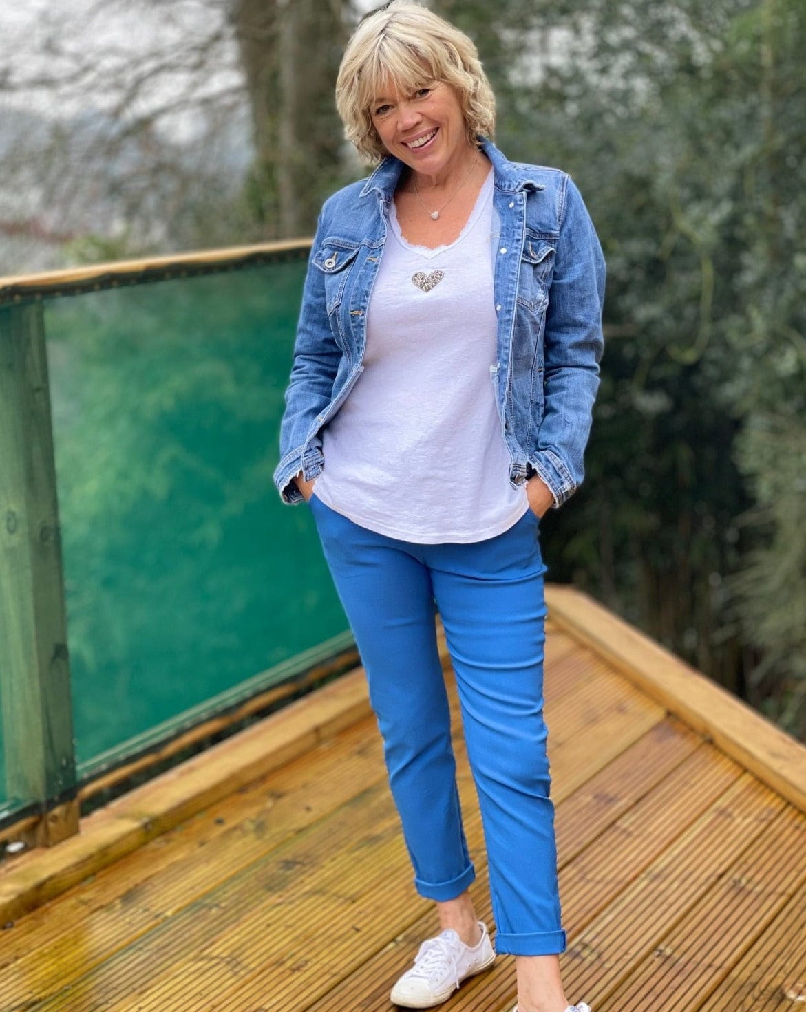 clothing 'Magic' Trousers - Bright blue