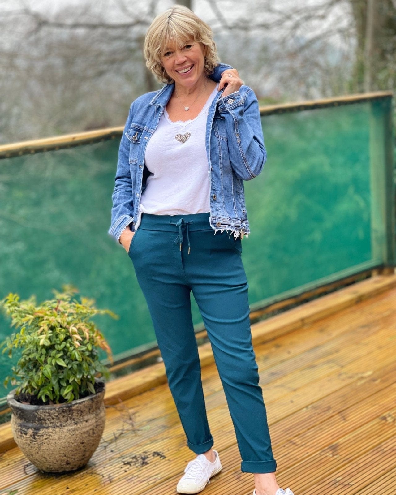 clothing 'Magic' Trousers - Teal