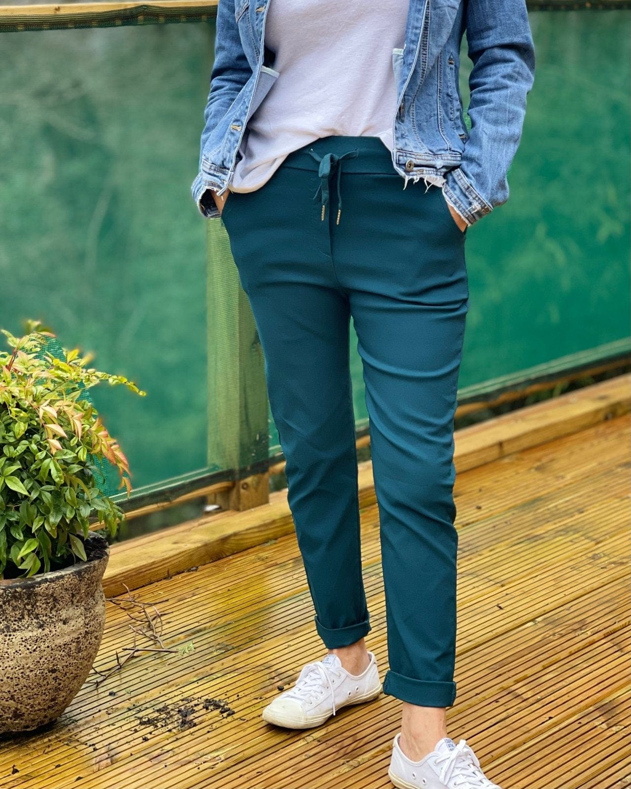 clothing 'Magic' Trousers - Teal