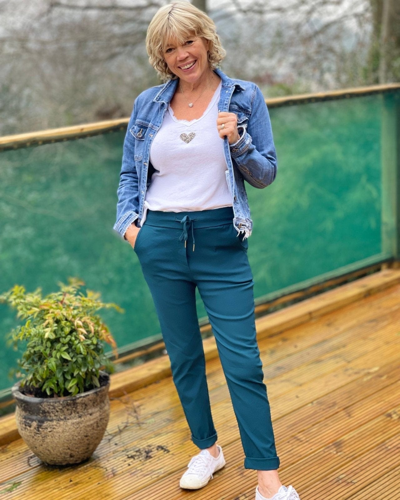 clothing 'Magic' Trousers - Teal