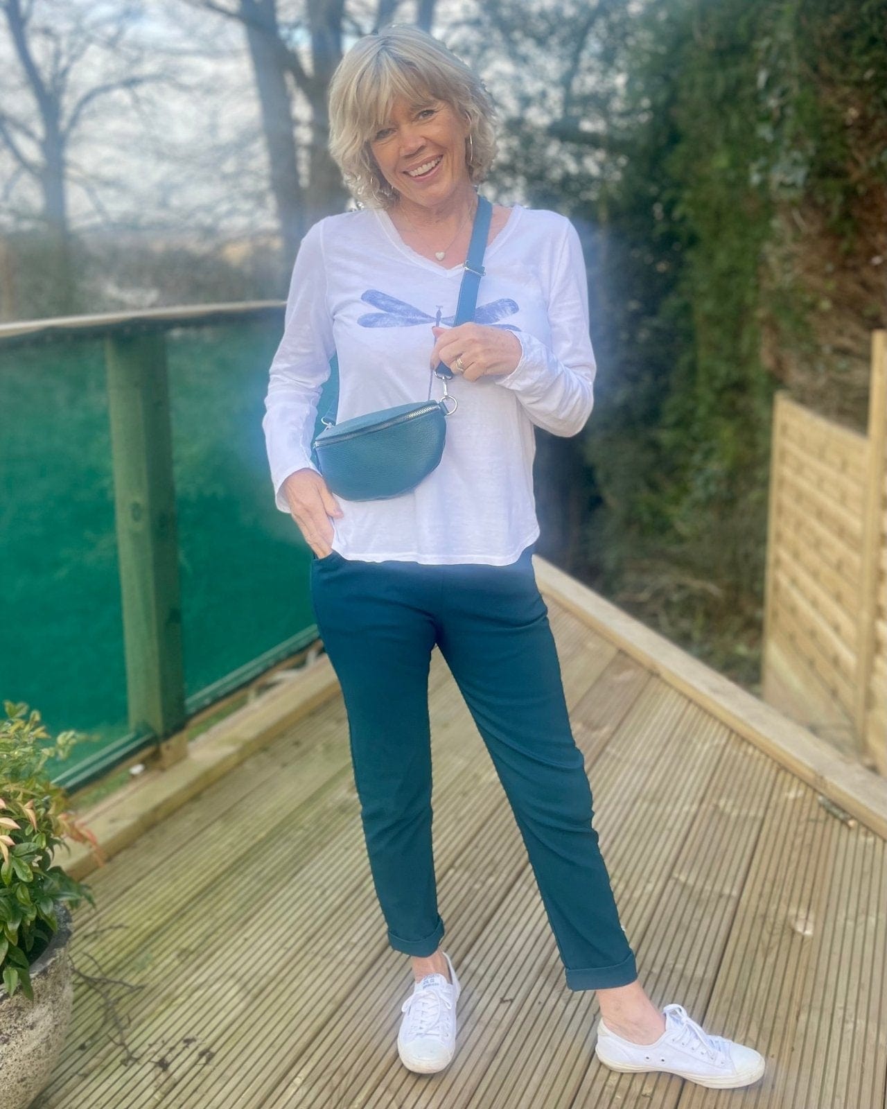 clothing 'Magic' Trousers - Teal