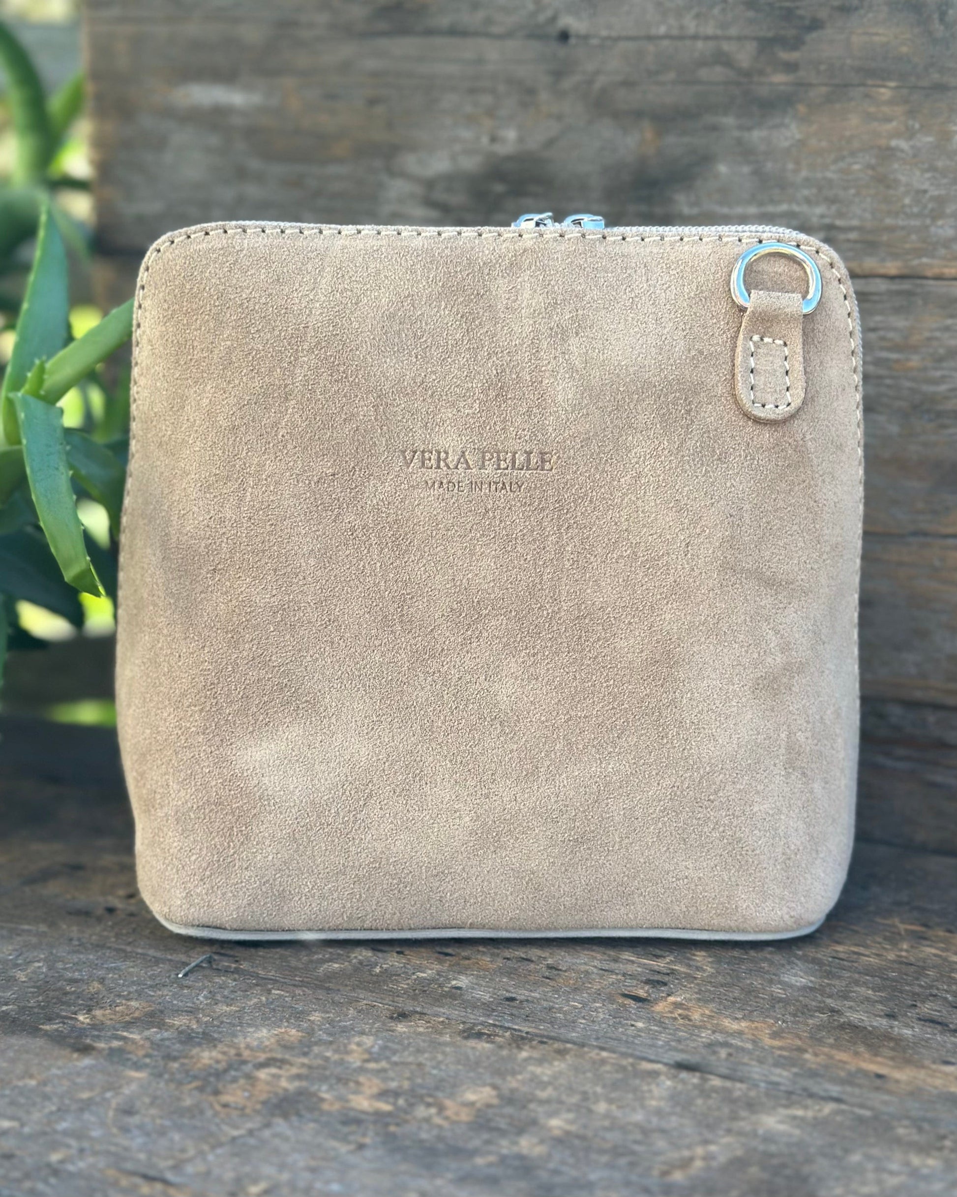 vera pelle bag Suede Vera Pelle Bag - Fawn