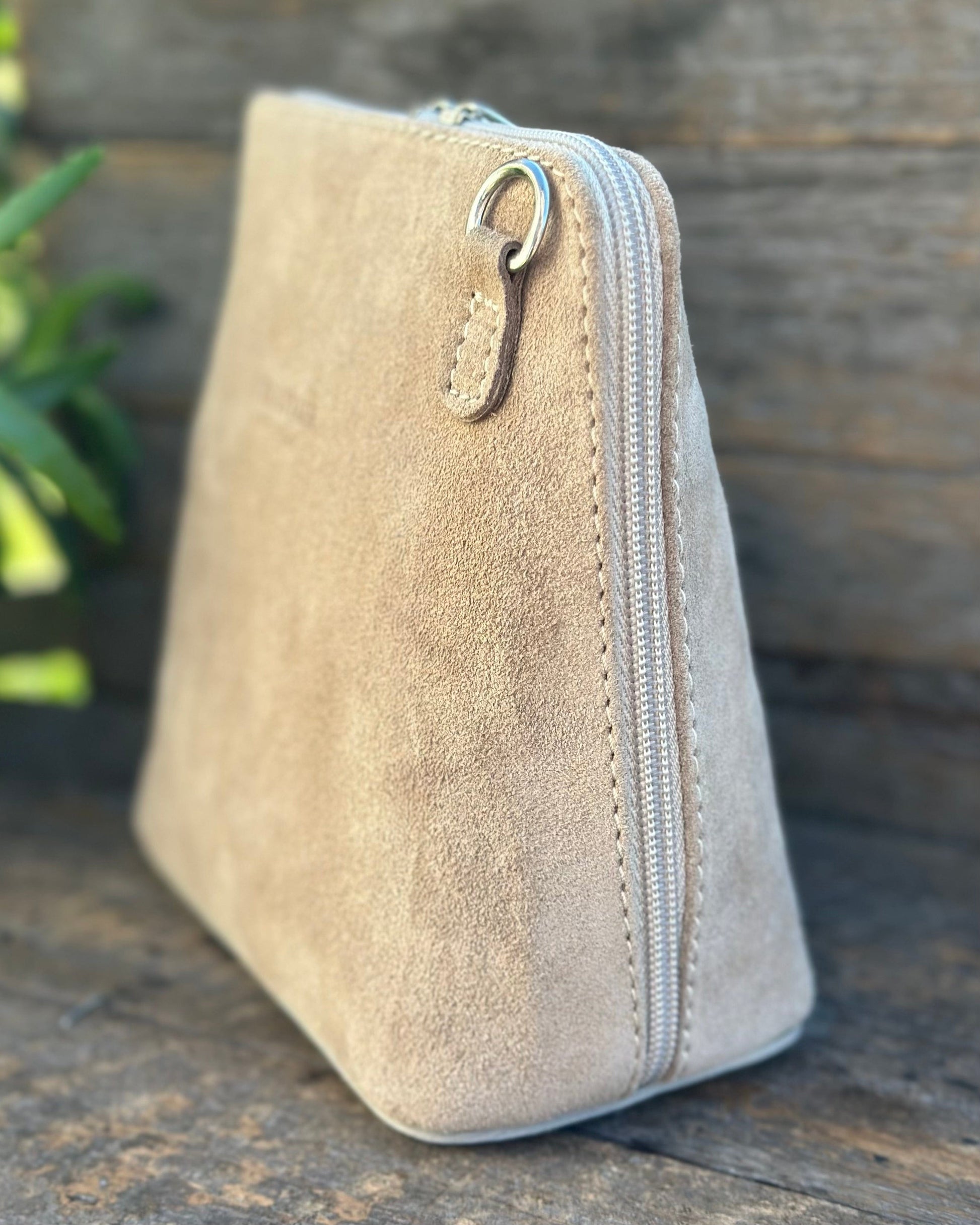 vera pelle bag Suede Vera Pelle Bag - Fawn