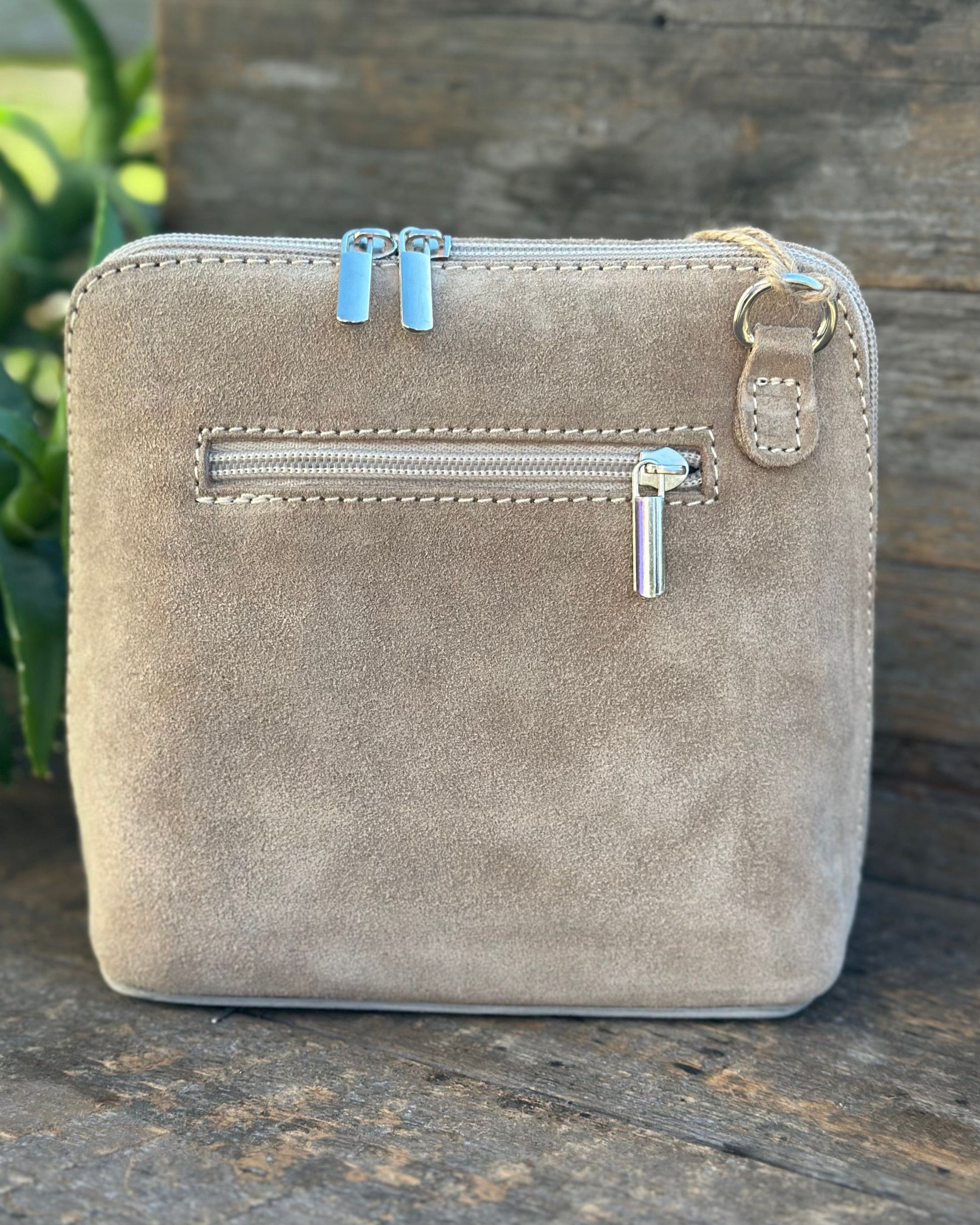 vera pelle bag Suede Vera Pelle Bag - Fawn