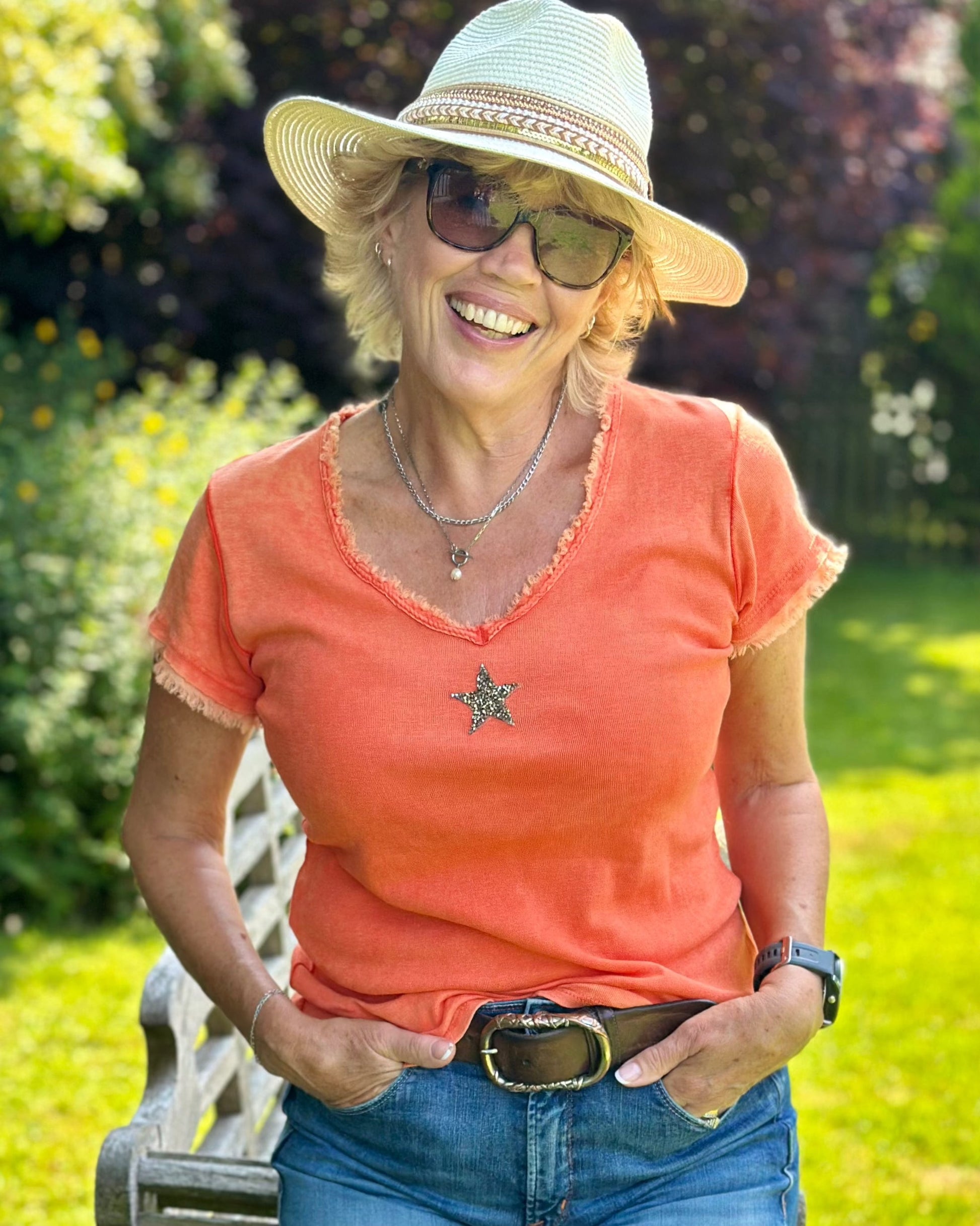 accessory Folding Travel Hat - Jewelled Band
