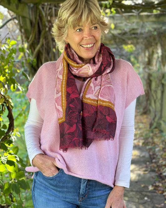 clothing Alpaca Mix Tank Top - Dusky Pink