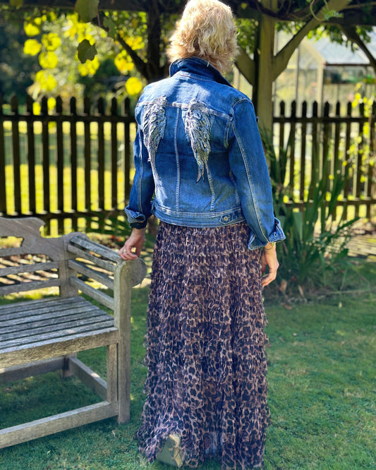 Clothing Angel Wings Denim Jacket - Sized