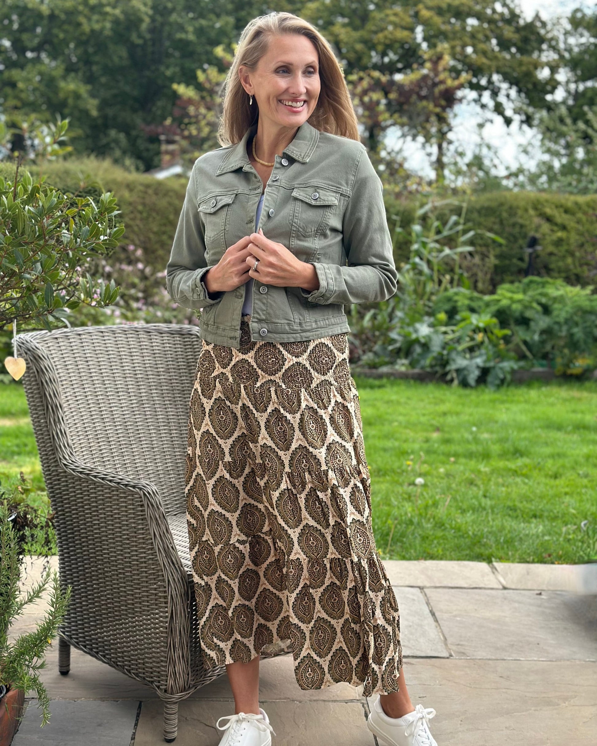 clothing Classic Style Jacket  - Pale Khaki