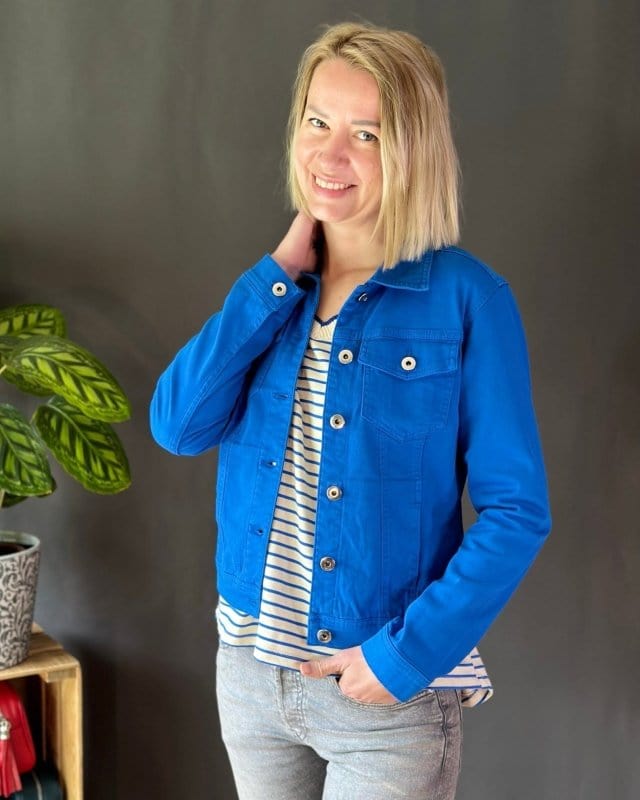 clothing Cobalt Blue Denim Jacket  - Sized
