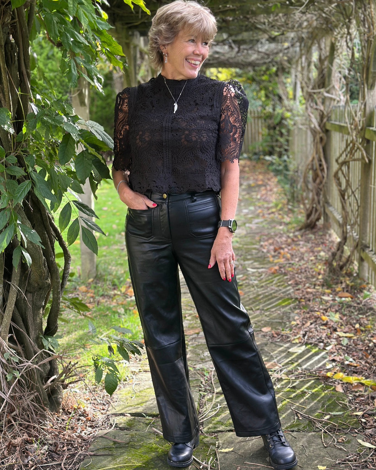 Clothing Faux Leather Trousers - Black