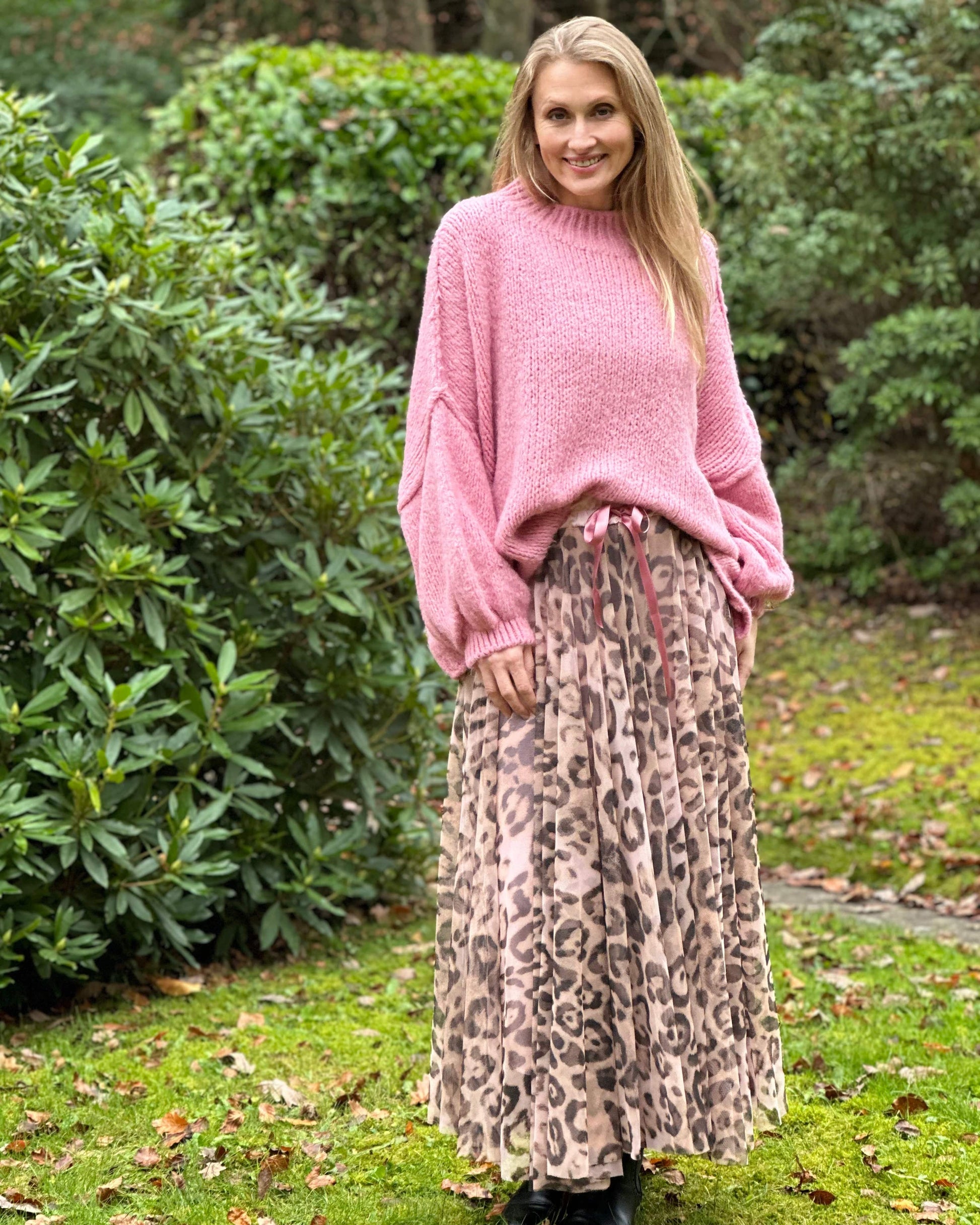 Animal print tulle sales skirt