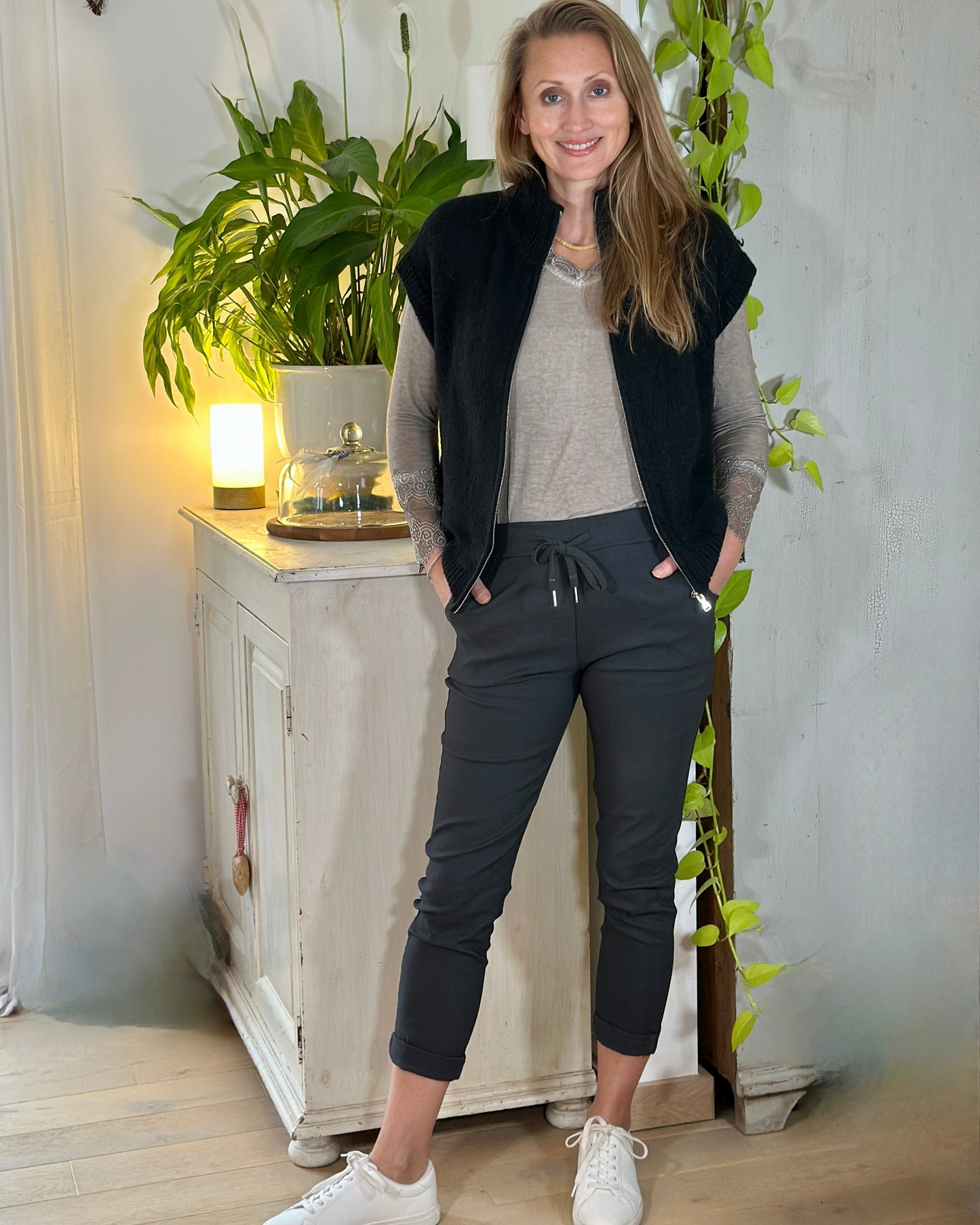 clothing 'Magic' Trousers - Charcoal Grey