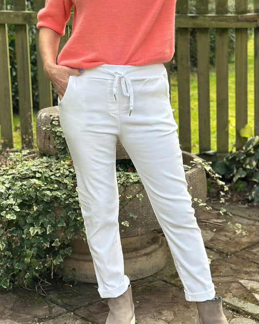 clothing 'Magic' Trousers - White