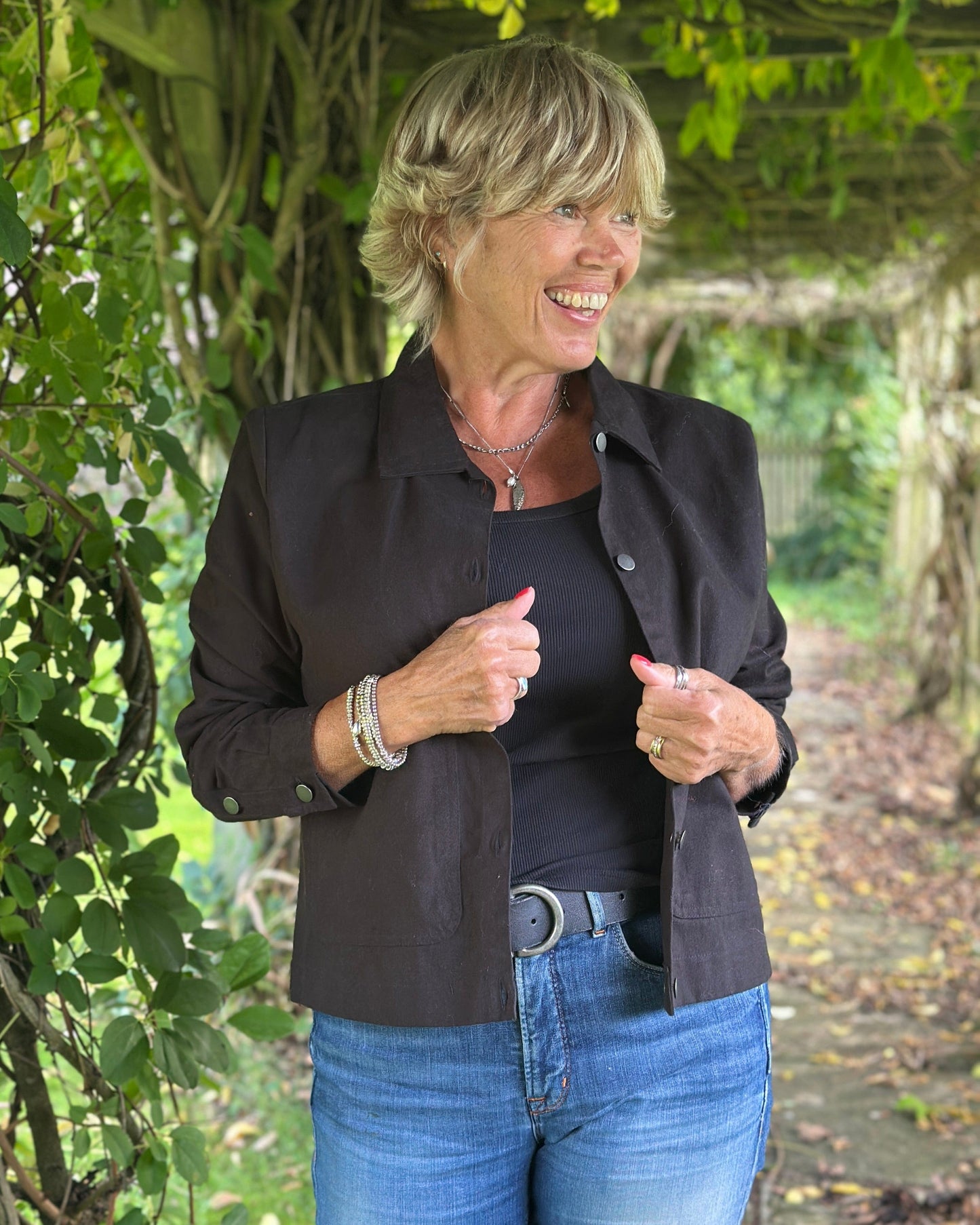 Clothing Organic Cotton Twill Jacket - Black