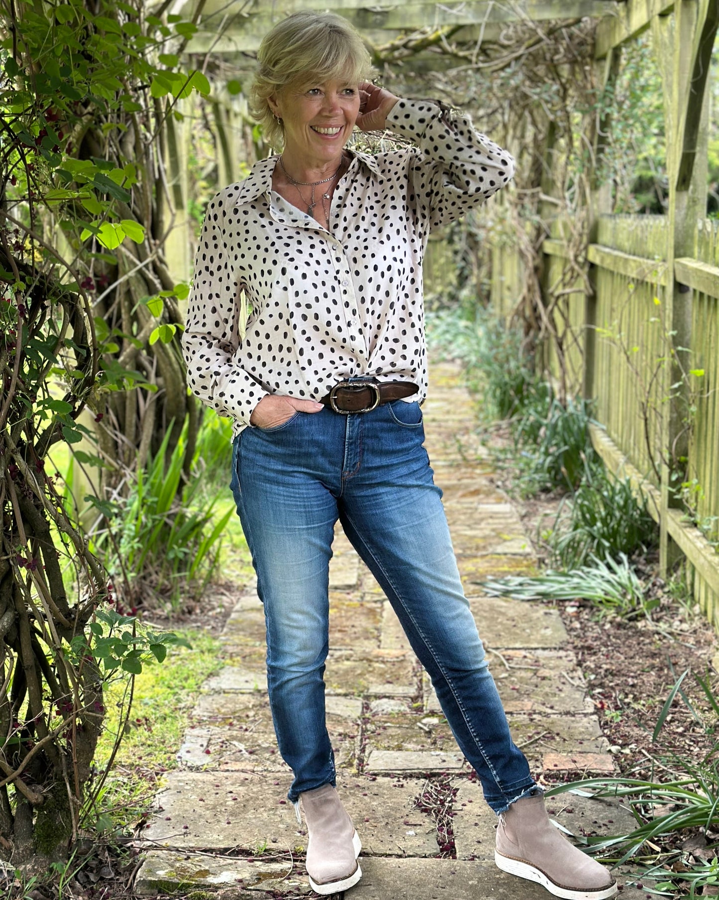 Clothing Smudge Spot Shirt - Ivory