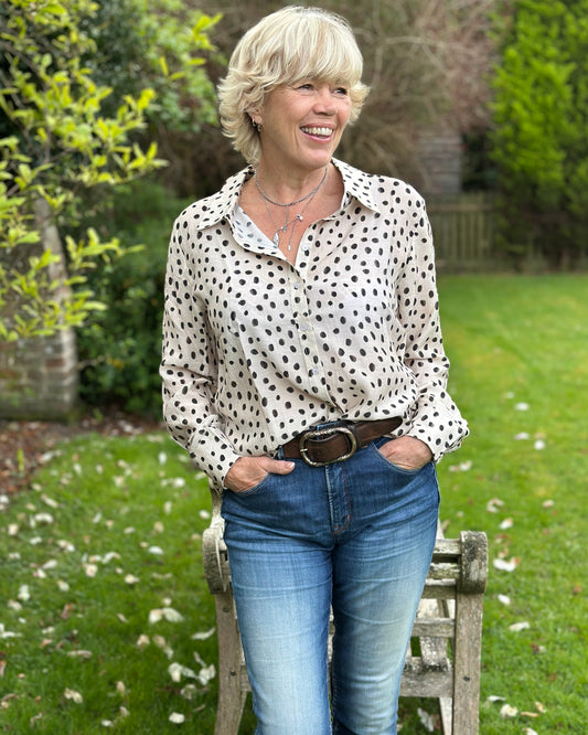 Clothing Smudge Spot Shirt - Ivory