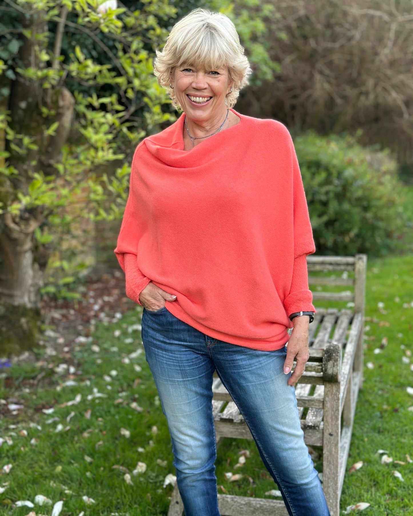 clothing Soft Knit Asymmetric Jumper - Camelia