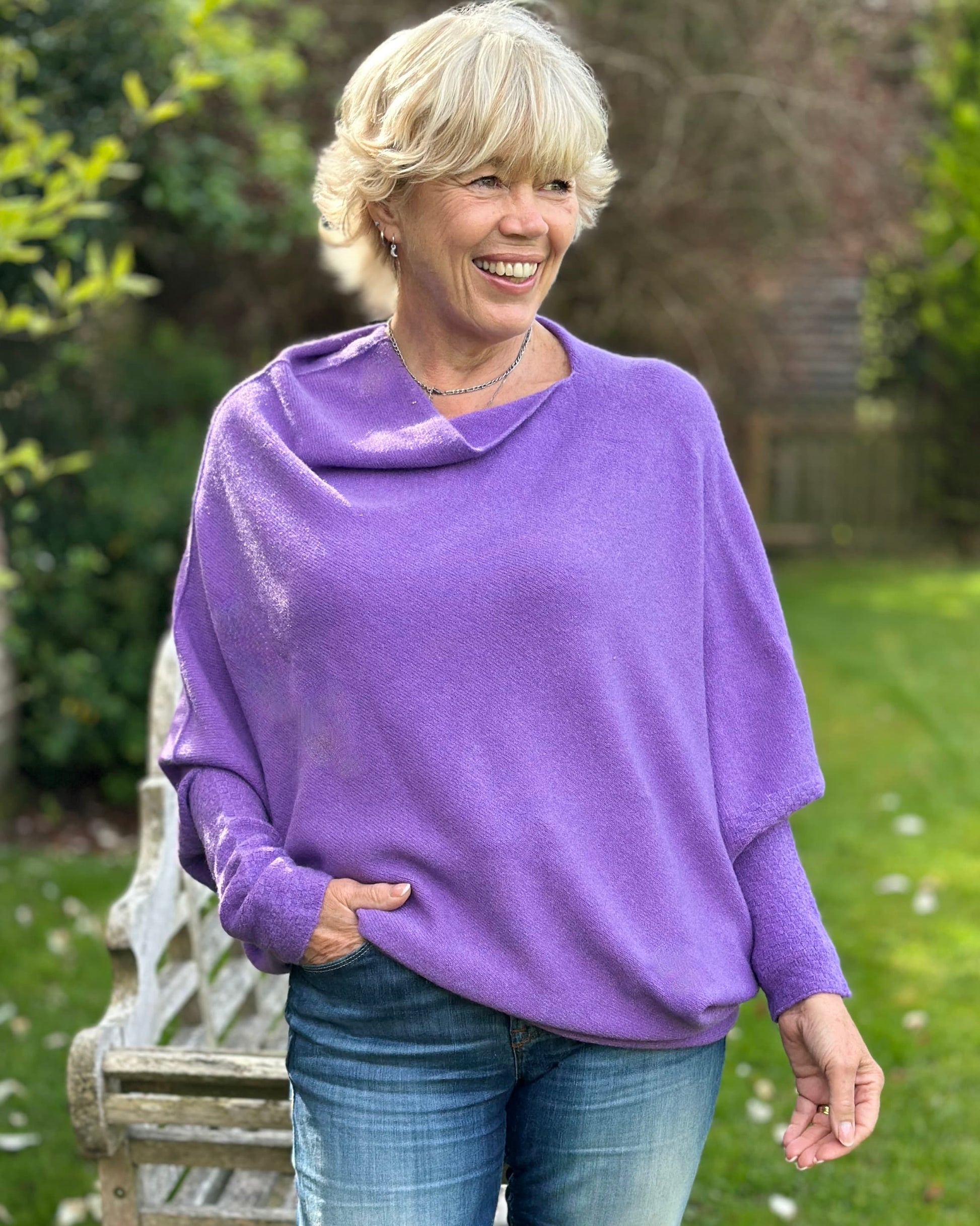 clothing Soft Knit Asymmetric Jumper - Dhea