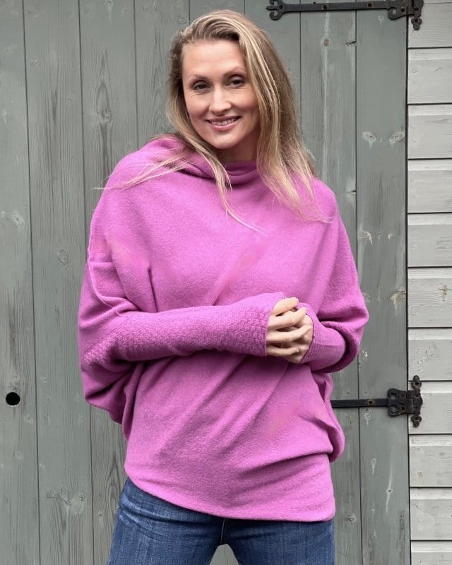 Soft pink hot sale turtleneck sweater