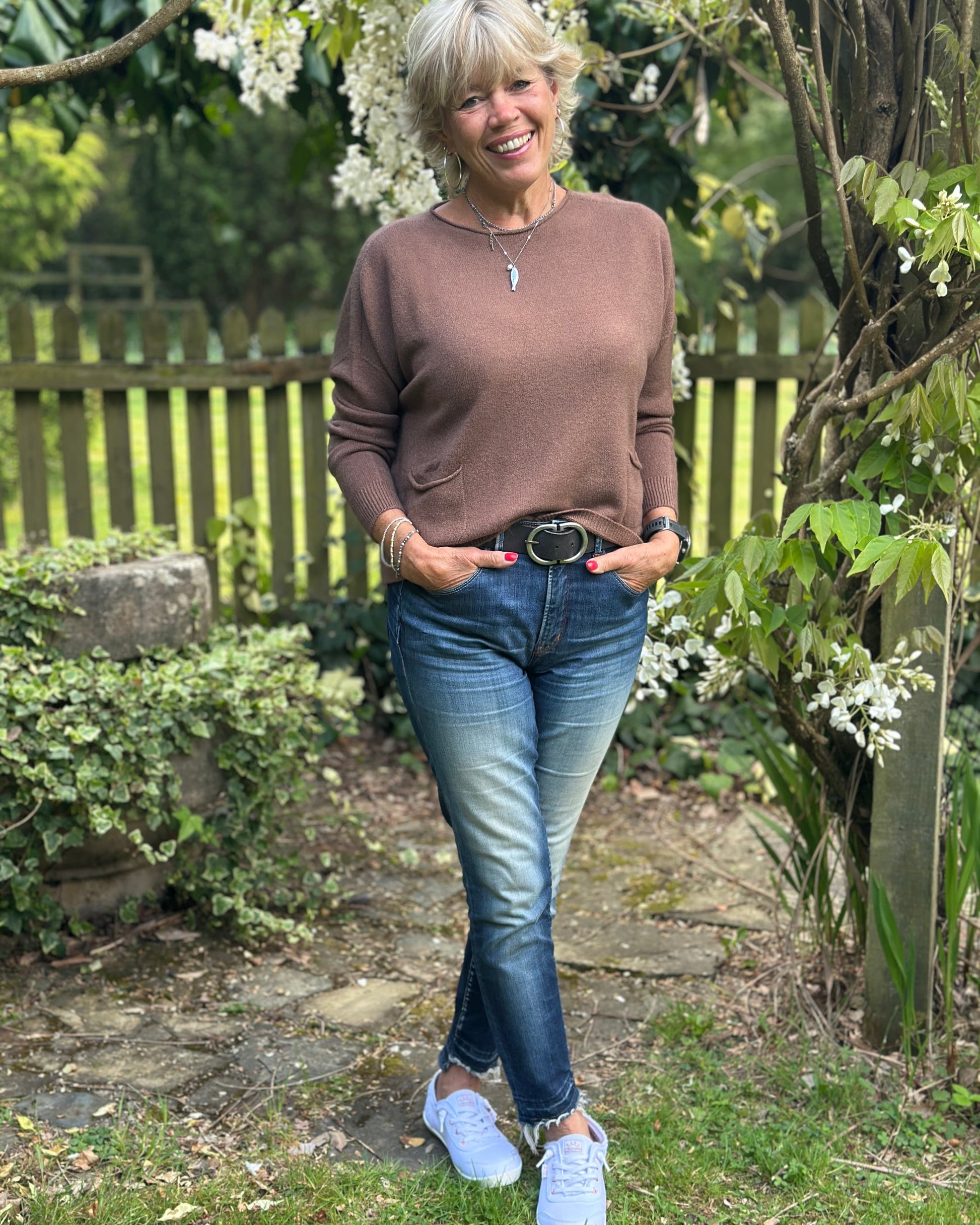 clothing Soft Knit Pocket Jumper - Coco