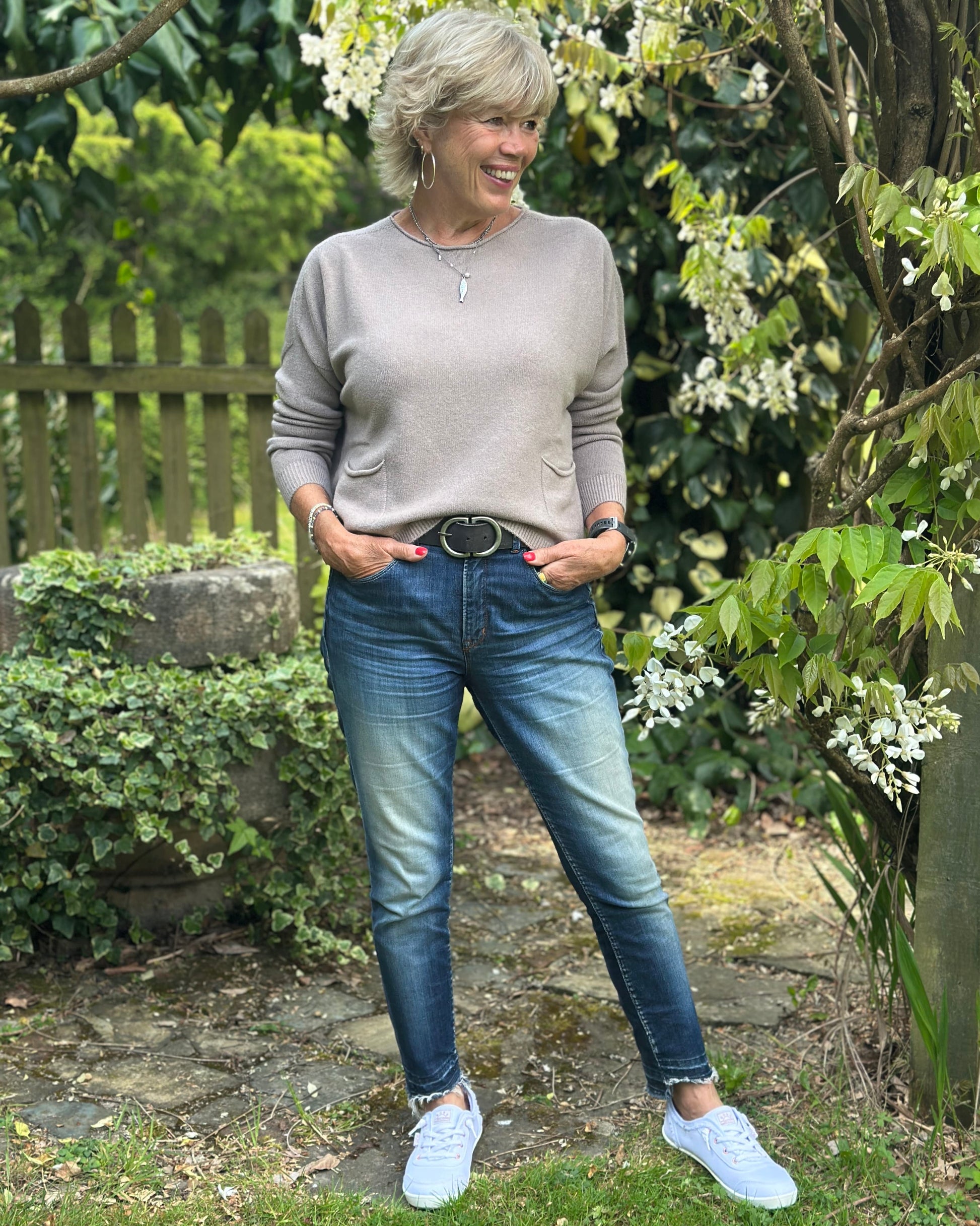 clothing Soft Knit Pocket Jumper - Mocha
