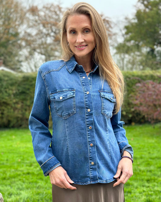 Denim Shirt - Sized