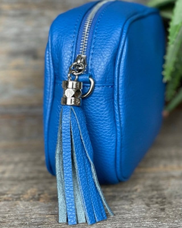 Leather Tassel Bag Leather Tassel Bag - Cobalt Blue