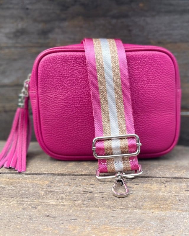 Leather Tassel Bag Leather Tassel Bag - Fuchsia