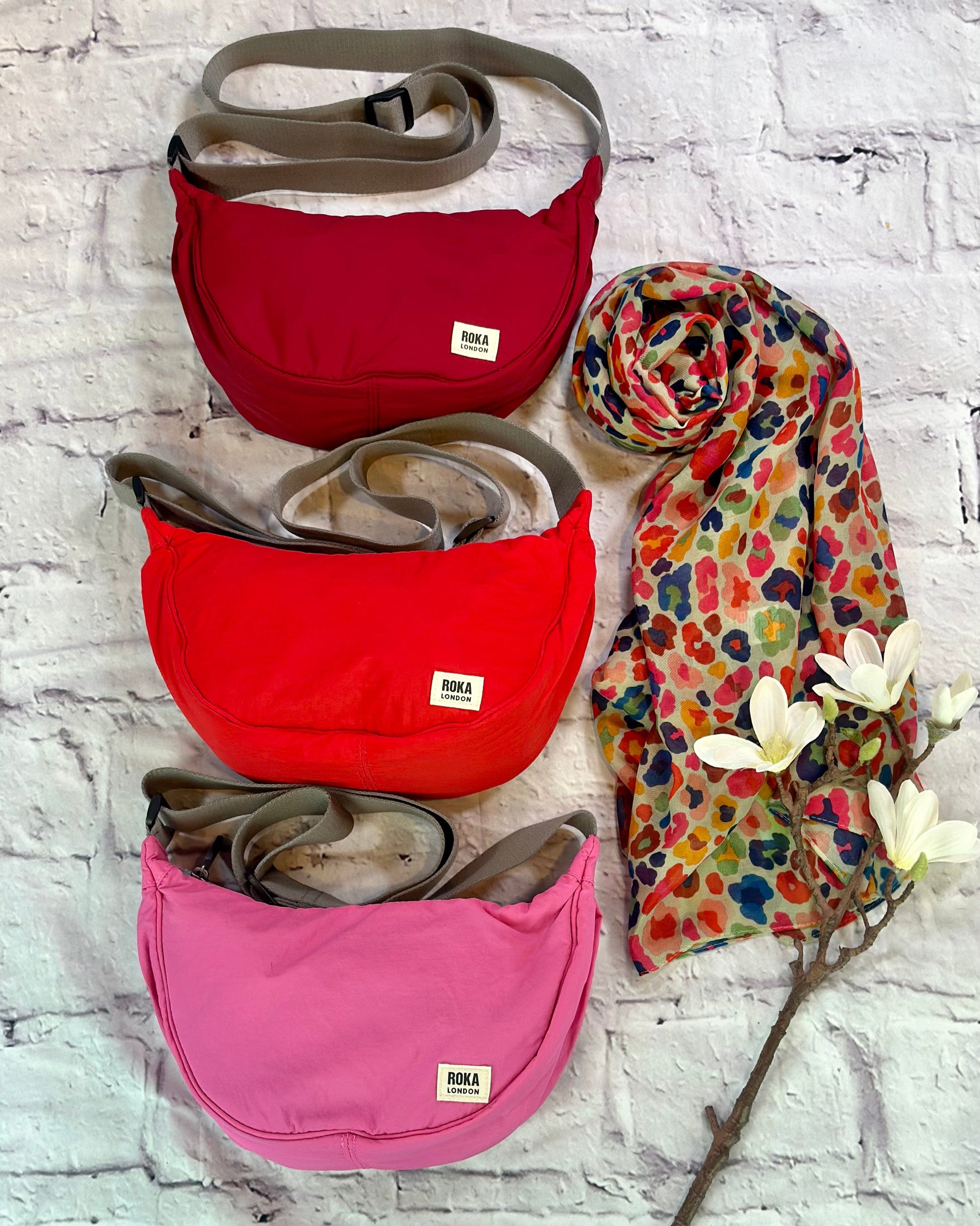 Recycled Taslon Belt Bag - Berry